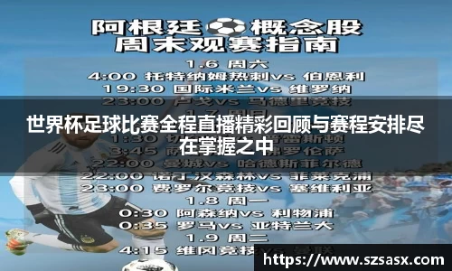 世界杯足球比赛全程直播精彩回顾与赛程安排尽在掌握之中